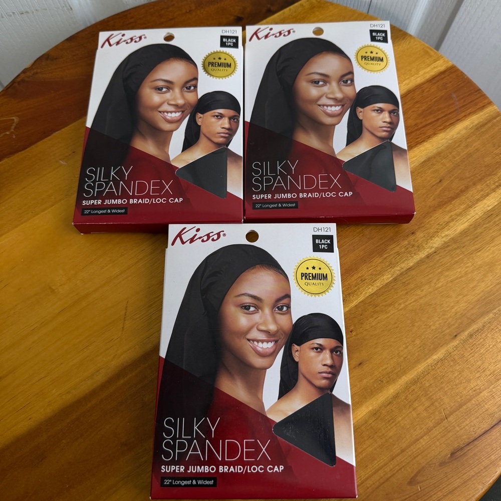 Kiss silky spandex super jumbo braid lot of 3
